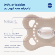 Baby Pacifier 2 Pack - Orthodontic Nipple, 0-6 Months
