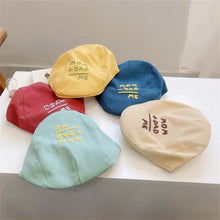 Cap Korean Version Baby Embroidered Alphabet Hat for Boys Girls Party Gentleman Bonnet