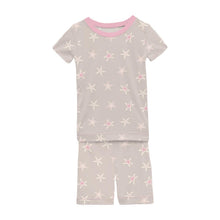 KicKee Solid Short Sleeve Pajama Set, Baby to Kid
