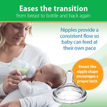 Dr. Brown's Natural Flow Anti-Colic Options+ Wide-Neck Glass Baby Bottles 5 oz/150 mL