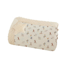 Double-Sided Cotton Muslin Baby Quilt Blanket - 47 x 59 In