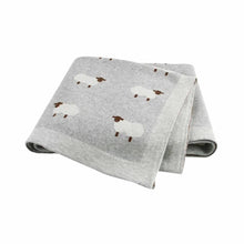 Cotton Knitted Baby Swaddle Blanket - Soft Stroller & Crib Throw