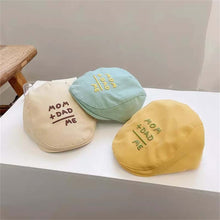 Cap Korean Version Baby Embroidered Alphabet Hat for Boys Girls Party Gentleman Bonnet