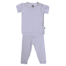 KicKee Solid Short Sleeve Pajama Set, Baby to Kid