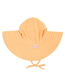 RuffleButts® Baby/Toddler Girls UPF 50+ Sun Protective Wide Brim Swimwear Sun Hat