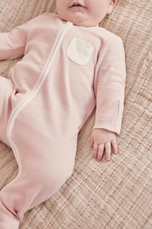 Baby Footed Pajamas - Two-Way Zip, Bamboo Viscose Sleepwear