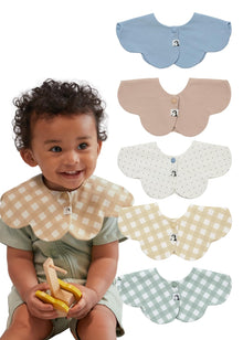 360° Baby Drool Bib Set - Soft Absorbent Bibs