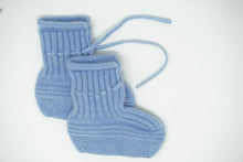 Baby Cashmere Knit Booties - Adjustable Ankle Tie, 3-9 Months
