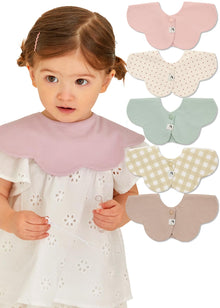 360° Baby Drool Bib Set - Soft Absorbent Bibs