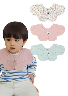 360° Baby Drool Bib Set - Soft Absorbent Bibs