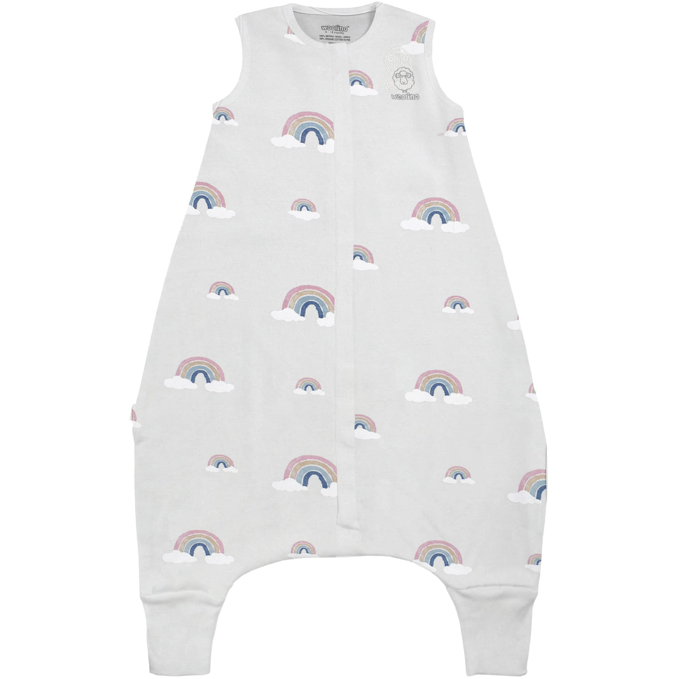 4 Season Baby Sleep Sack with Feet - Merino Wool & Organic Cotton