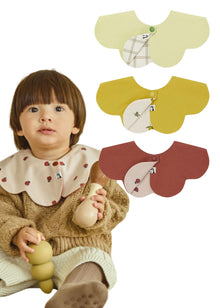 360° Baby Drool Bib Set - Soft Absorbent Bibs
