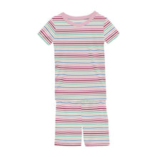 KicKee Solid Short Sleeve Pajama Set, Baby to Kid