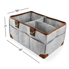 Portable Diaper Caddy Organizer - Nursery & Car Storage Basket