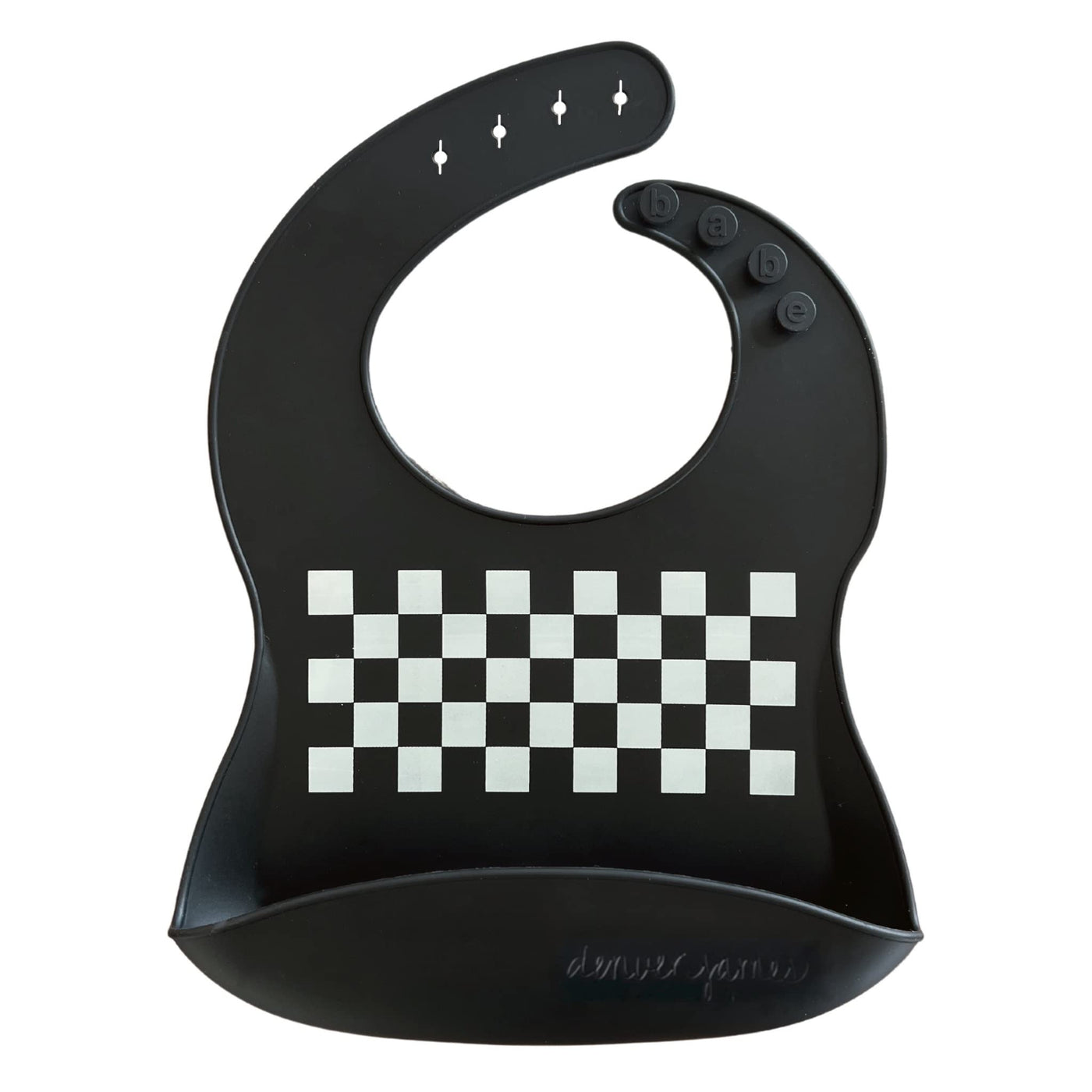 Denver James Silicone Feeding Bibs | Dishwasher Safe. Waterproof. Adjustable.