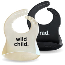 Denver James Silicone Feeding Bibs | Dishwasher Safe. Waterproof. Adjustable.