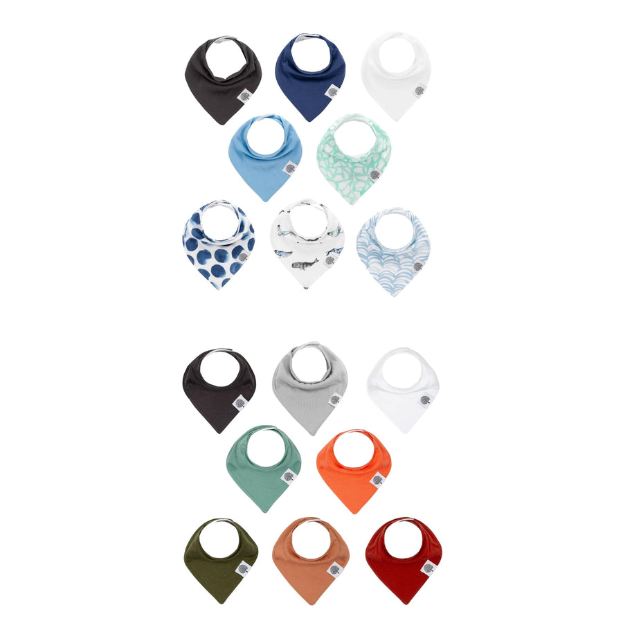 Parker Baby Co. Bandana Bib Bundle - Includes Arctic and Estes Set