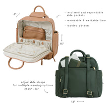 Convertible Diaper Bag Backpack - Insulated Pockets & Pouch