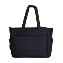 Large Diaper Tote Bag - Changing Pad & Baby Essentials Storage, Black