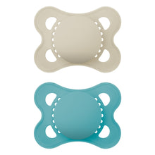 Baby Pacifier 2 Pack - Orthodontic Nipple, 0-6 Months