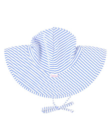 RuffleButts® Baby/Toddler Girls UPF 50+ Sun Protective Wide Brim Swimwear Sun Hat