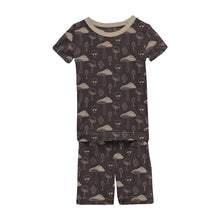KicKee Solid Short Sleeve Pajama Set, Baby to Kid