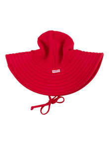 RuffleButts® Baby/Toddler Girls UPF 50+ Sun Protective Wide Brim Swimwear Sun Hat