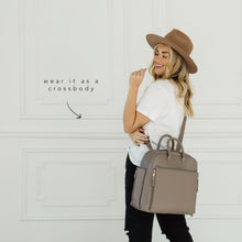 Convertible Diaper Bag Backpack - Insulated Pockets & Pouch