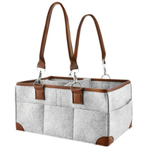 Portable Diaper Caddy Organizer - Nursery & Car Storage Basket