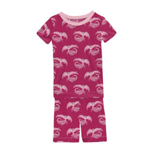 KicKee Solid Short Sleeve Pajama Set, Baby to Kid