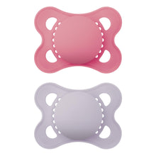 Baby Pacifier 2 Pack - Orthodontic Nipple, 0-6 Months