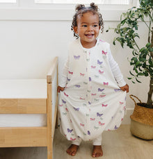4 Season Baby Sleep Sack with Feet - Merino Wool & Organic Cotton
