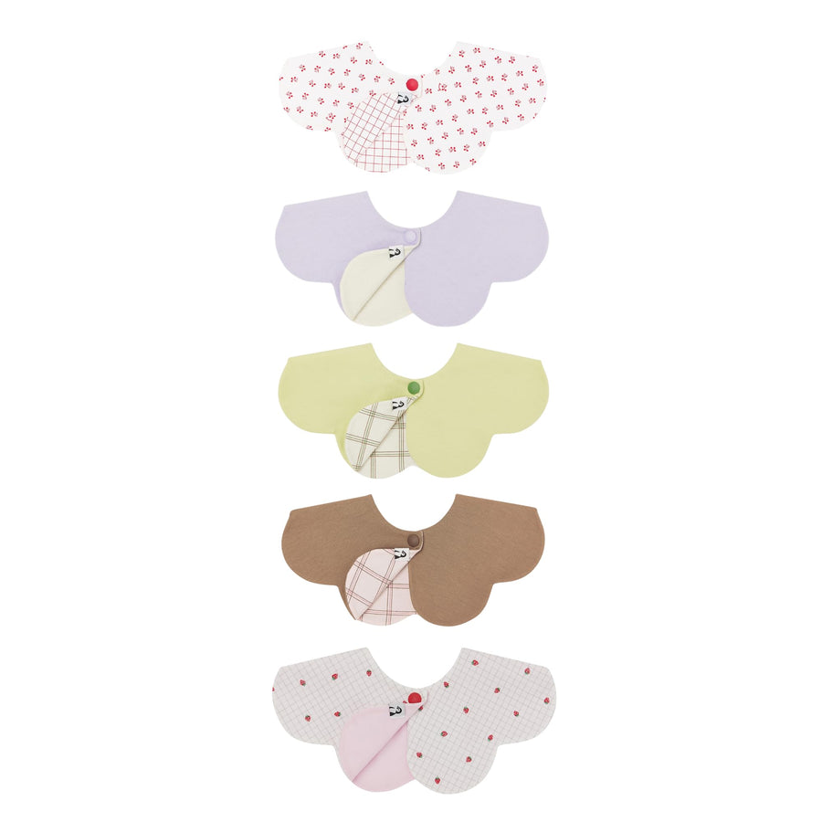 360° Baby Drool Bib Set - Soft Absorbent Bibs