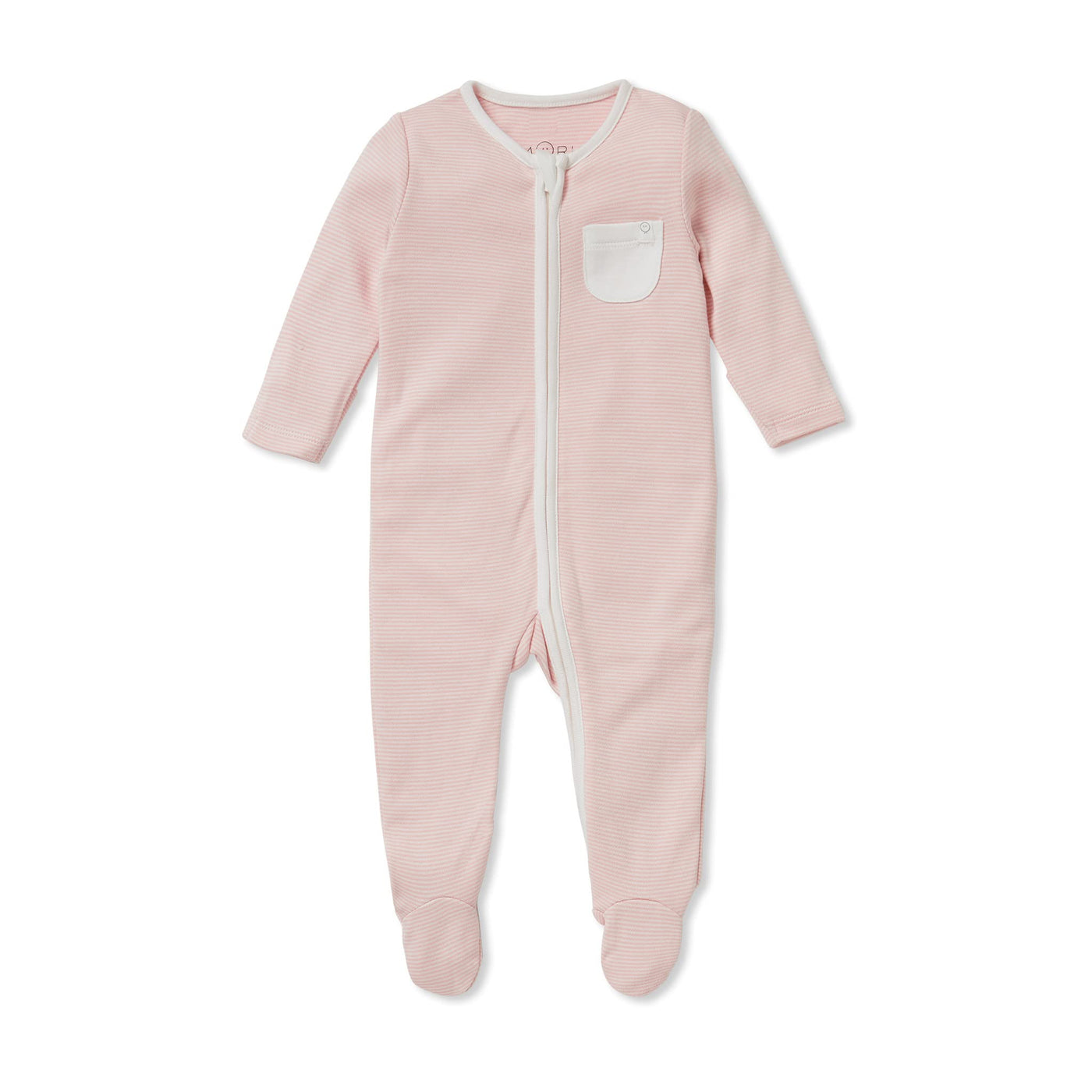 Baby Footed Pajamas - Two-Way Zip, Bamboo Viscose Sleepwear
