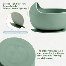 Silicone Baby Feeding Set 22 Piece - Plate, Bowl, Bib, Cup & Utensils