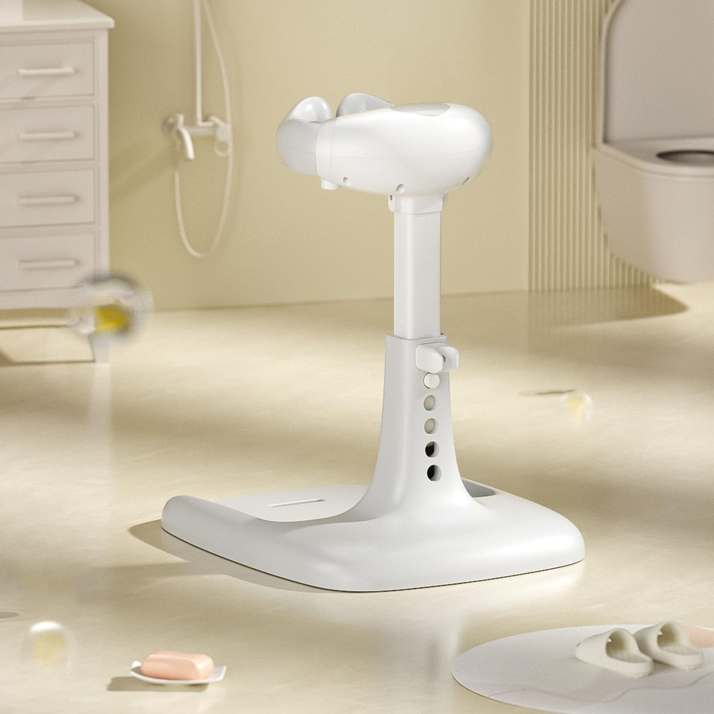 Baby Bath Support Stand - Adjustable Height with Non-Slip Base