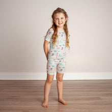 KicKee Solid Short Sleeve Pajama Set, Baby to Kid