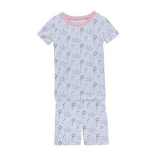 KicKee Solid Short Sleeve Pajama Set, Baby to Kid