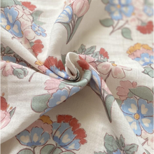 Floral Muslin Swaddle Blanket - 39 x 39 In, Multicolor