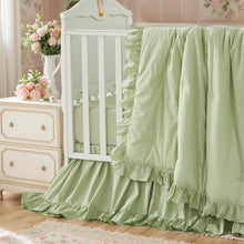 Brandream 100% Cotton Farmhouse Crib Bedding Sets for Girls and Boys