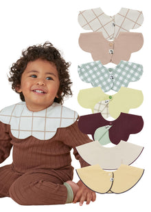 360° Baby Drool Bib Set - Soft Absorbent Bibs