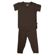 KicKee Solid Short Sleeve Pajama Set, Baby to Kid