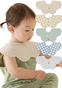 360° Baby Drool Bib Set - Soft Absorbent Bibs