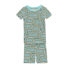 KicKee Solid Short Sleeve Pajama Set, Baby to Kid