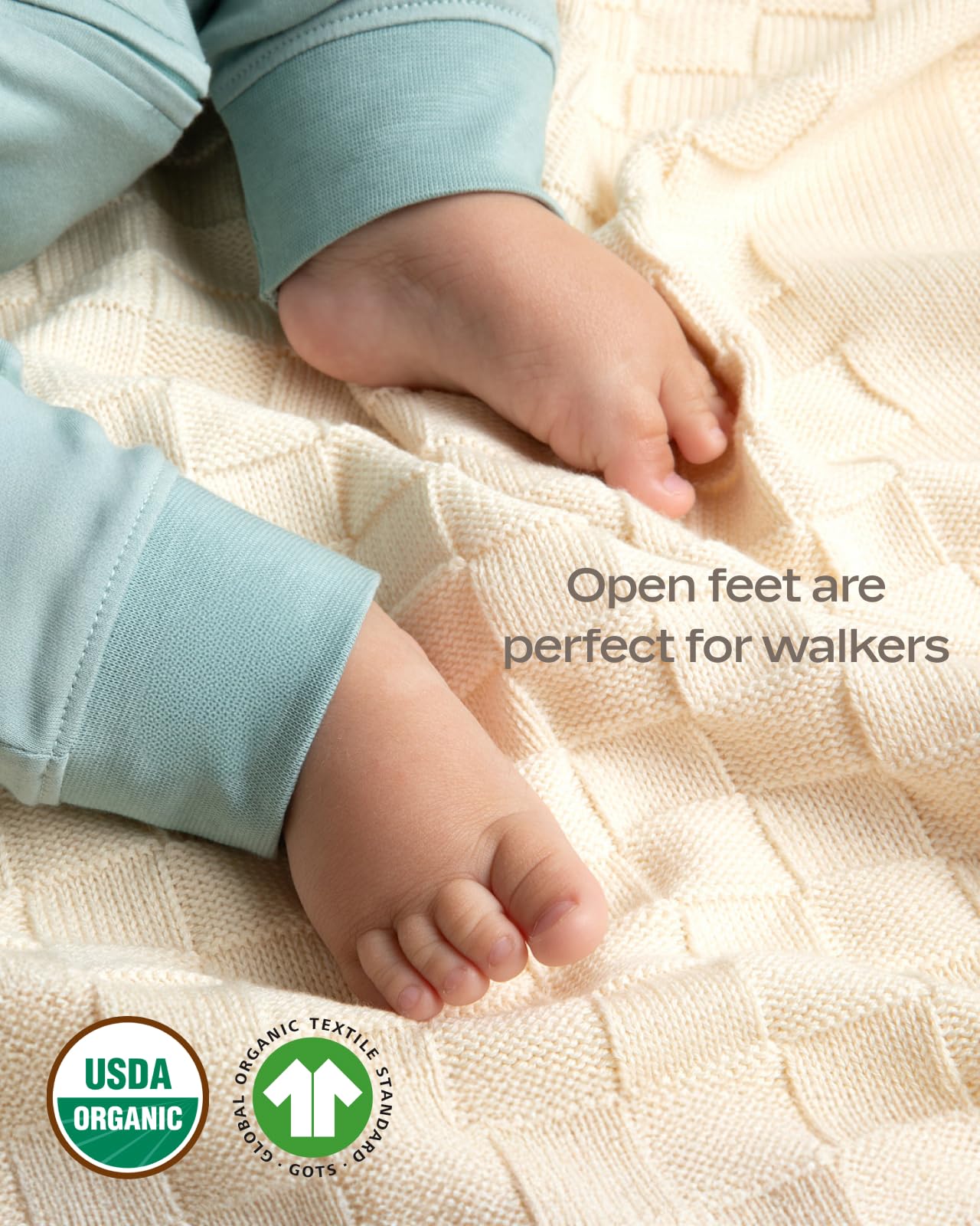 Footless Baby Pajamas - Soft Pima Cotton & Organic Cotton Newborn Sleeper