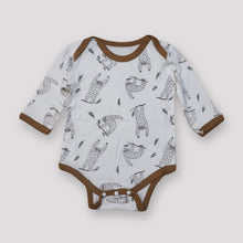 Organic Cotton Baby Bodysuit Romper 5 Pack - Multicolor, Foldover Cuffs, 3-6 Months