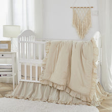 Brandream 100% Cotton Farmhouse Crib Bedding Sets for Girls and Boys
