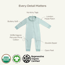 Footless Baby Pajamas - Soft Pima Cotton & Organic Cotton Newborn Sleeper