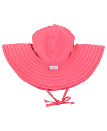 RuffleButts® Baby/Toddler Girls UPF 50+ Sun Protective Wide Brim Swimwear Sun Hat