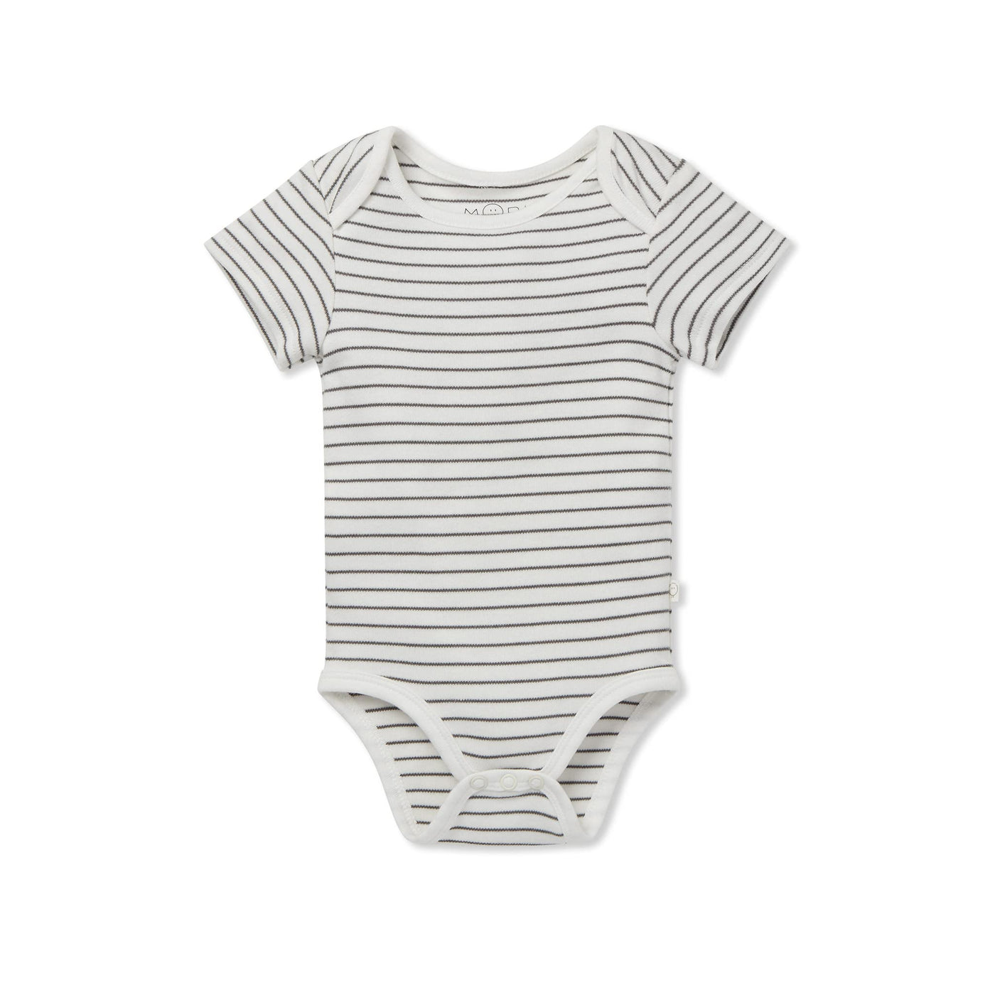 Baby Short Sleeve Bodysuit 4 Pack - Blush, Envelope Neck, Newborn